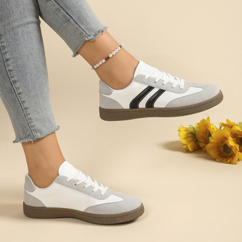 Παπούτσια Forrest Gump Εξωτερικού Εμπορίου για Γυναίκες 2025 Νέα Μαύρα Παπούτσια Εκπαίδευσης Moral Flats Casual Sneakers Μαλακή Σόλα Διασυνοριακά Αθλητικά Παπούτσια Sneakers