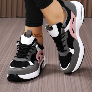 2025 Νέα γυναικεία αθλητικά παπούτσια για αυξανόμενο ύψος Mesh plus size στο Διαδίκτυο Δημοφιλή παπούτσια Torre με χοντρό κάτω μέρος, όλα τα μικρά casual παπούτσια ταιριάζουν