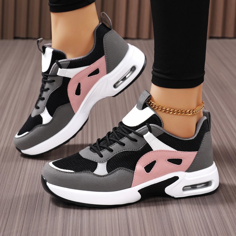 2025 Pantofi sport noi pentru femei cu înălțime mărită, plasă, mărime mare, internet, populari, cu fund gros, pantofi Torre, pantofi casual mici, all-match