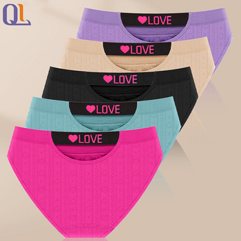 Kohandatud piiriülesed Euroopa ja Ameerika tüdrukute aluspesu trükitud puusakattega moodne ja seksikas naiste aluspesu naiste elastne eksporditud aluspesu