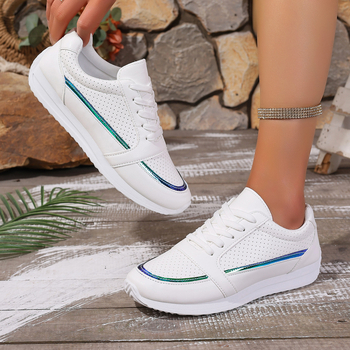 Bijele cipele Ženske proljetne i jesenske cipele za 2025. godinu, nove ženske cipele za ljeto, studentske, ravne, višenamjenske, vruće sportske tenisice u korejskom stilu