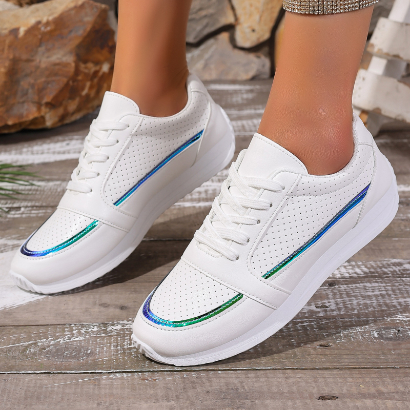 Bijele cipele Ženske proljetne i jesenske cipele za 2025. godinu, nove ženske cipele za ljeto, studentske, ravne, višenamjenske, vruće sportske tenisice u korejskom stilu