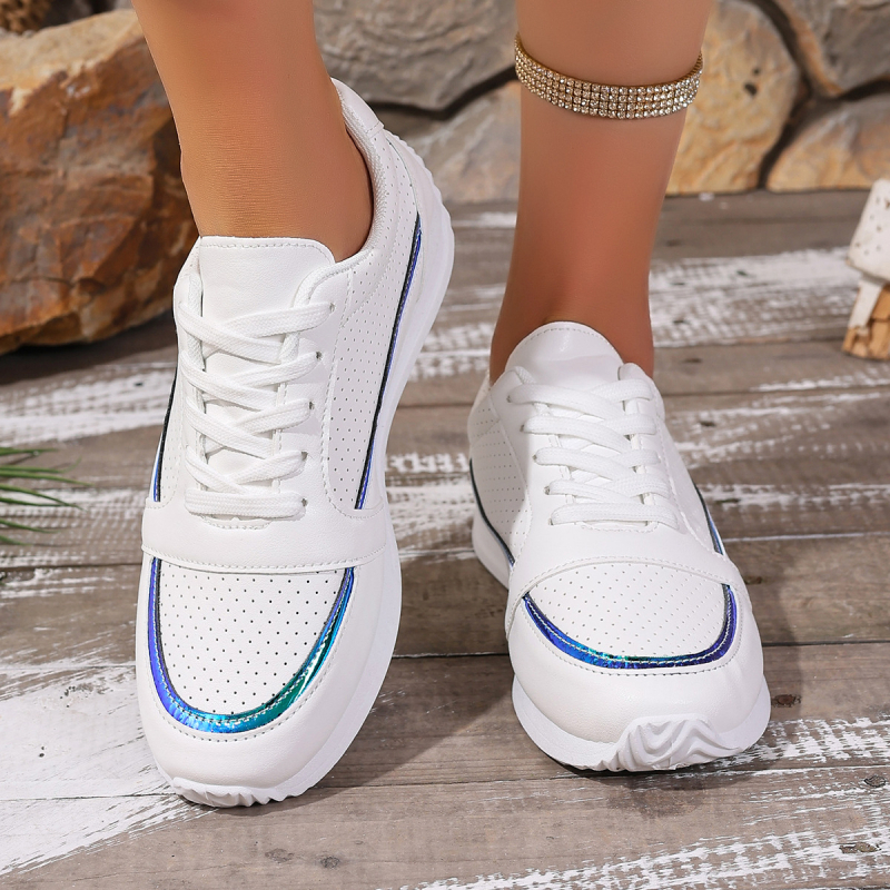Bijele cipele Ženske proljetne i jesenske cipele za 2025. godinu, nove ženske cipele za ljeto, studentske, ravne, višenamjenske, vruće sportske tenisice u korejskom stilu