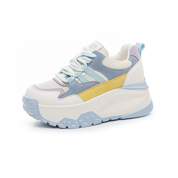 Pantofi sport cu talpă mică și groasă pentru femei, 2025, noi Forrest Gump, albi, pantofi sport casual, respirabili, la modă, toate potrivirile, pentru femei