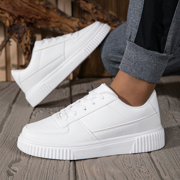 Temu Shein - Δημοφιλή σε πωλήσεις, εξαιρετικά μεγάλα ανδρικά λευκά παπούτσια