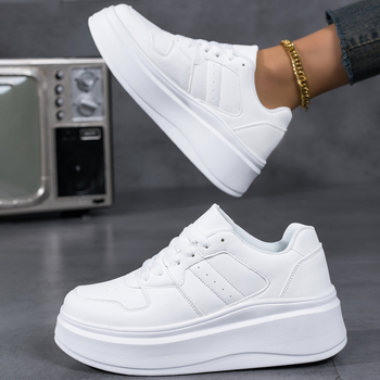 1 ζευγάρι γυναικεία αθλητικά παπούτσια με πλατφόρμα - άνετα