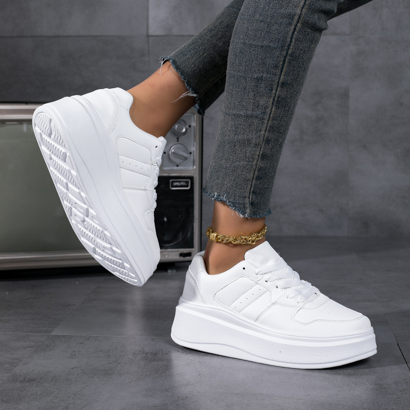 1 par ženskih modnih tenisica na platformu - udobne