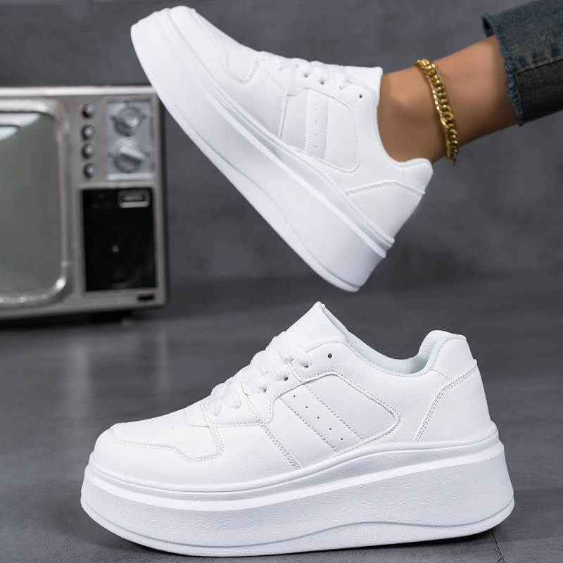 1 par ženskih modnih tenisica na platformu - udobne