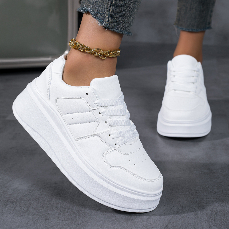 1 par ženskih modnih tenisica na platformu - udobne
