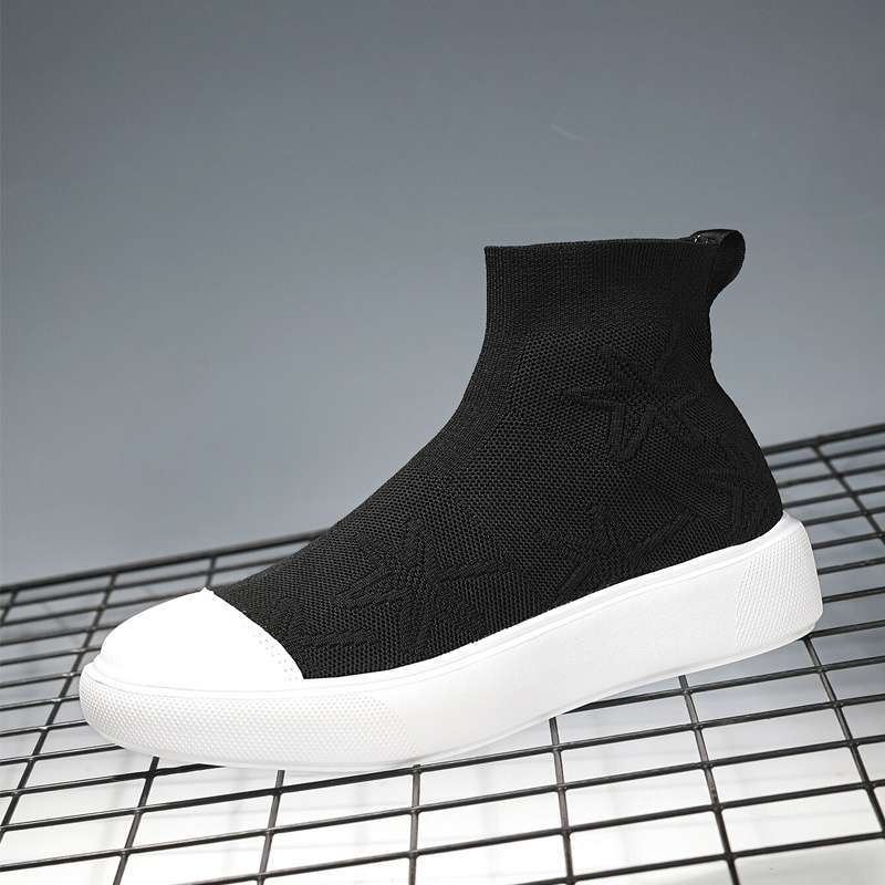 Pantofi sport sport pentru bărbați, stil universitar, stil street style, cu talpă moale și ușoară, pantofi sport respirabili, confortabili, din material Fly-Knit, pentru skateboarding, pentru femei