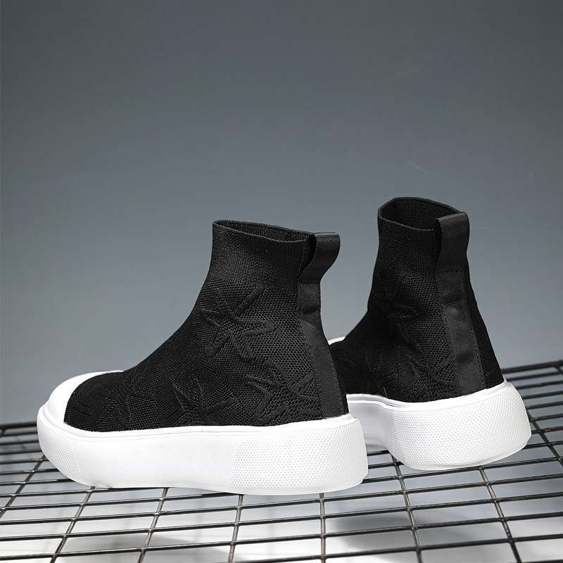 Pantofi sport sport pentru bărbați, stil universitar, stil street style, cu talpă moale și ușoară, pantofi sport respirabili, confortabili, din material Fly-Knit, pentru skateboarding, pentru femei