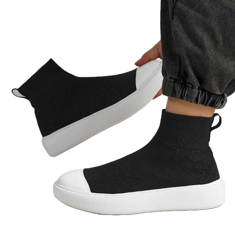 Pantofi sport sport pentru bărbați, stil universitar, stil street style, cu talpă moale și ușoară, pantofi sport respirabili, confortabili, din material Fly-Knit, pentru skateboarding, pentru femei