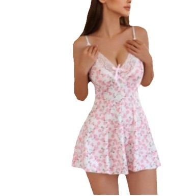 Piiriülene uus seksikas aluspesu Euroopa ja Ameerika väliskaubanduse pitsist lilleline seelik seksikas trükitud kleit juuksed