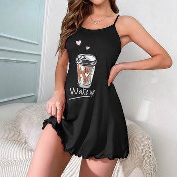 Διασυνοριακές ευρωπαϊκές και αμερικανικές φούστες με τιράντες, Γυναικείες κοντές φούστες, Άνετη μόδα για το σπίτι, Casual ρούχα για το σπίτι, Σέξι τυπωμένα ρούχα ύπνου