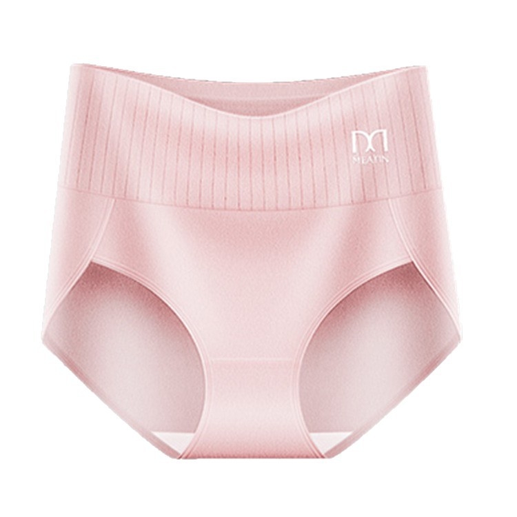 Γυναικεία εσώρουχα τεσσάρων τεμαχίων από Ευρωπαϊκό και Αμερικανικό ύφασμα χωρίς ραφές, από καθαρό βαμβάκι, με καβάλο, αντιβακτηριδιακά, αναπνεύσιμα και μη τσιμπήματα, που μοιάζουν με σύννεφα.