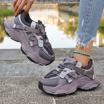 Παπούτσια Mesh Dad για γυναίκες, Πλατφόρμες με Χοντρή Σόλα, Άνοιξη 2025 Νέο Ευέλικτο Δημοφιλές Στυλ, Casual Γυναικεία Παπούτσια που Αυξάνουν το Ύψος για Μικρούς Άτομα