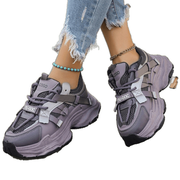 Παπούτσια Mesh Dad για γυναίκες, Πλατφόρμες με Χοντρή Σόλα, Άνοιξη 2025 Νέο Ευέλικτο Δημοφιλές Στυλ, Casual Γυναικεία Παπούτσια που Αυξάνουν το Ύψος για Μικρούς Άτομα