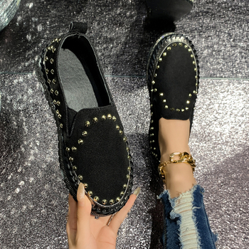 Mocasini transfrontalieri de mărime mare, cu talpă groasă, stil coreean, vara 2025, pantofi leneși, gata de vânzare