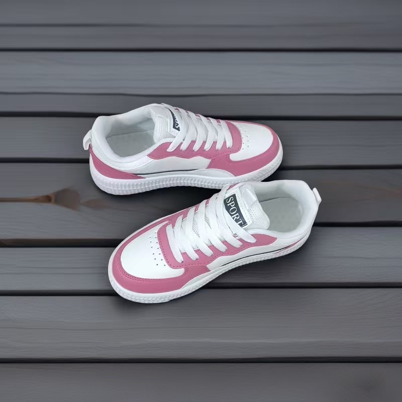 Teniși albi din plasă pentru femei, cu talpă groasă, pentru ținute casual, pantofi la modă care cresc în înălțime, pentru export