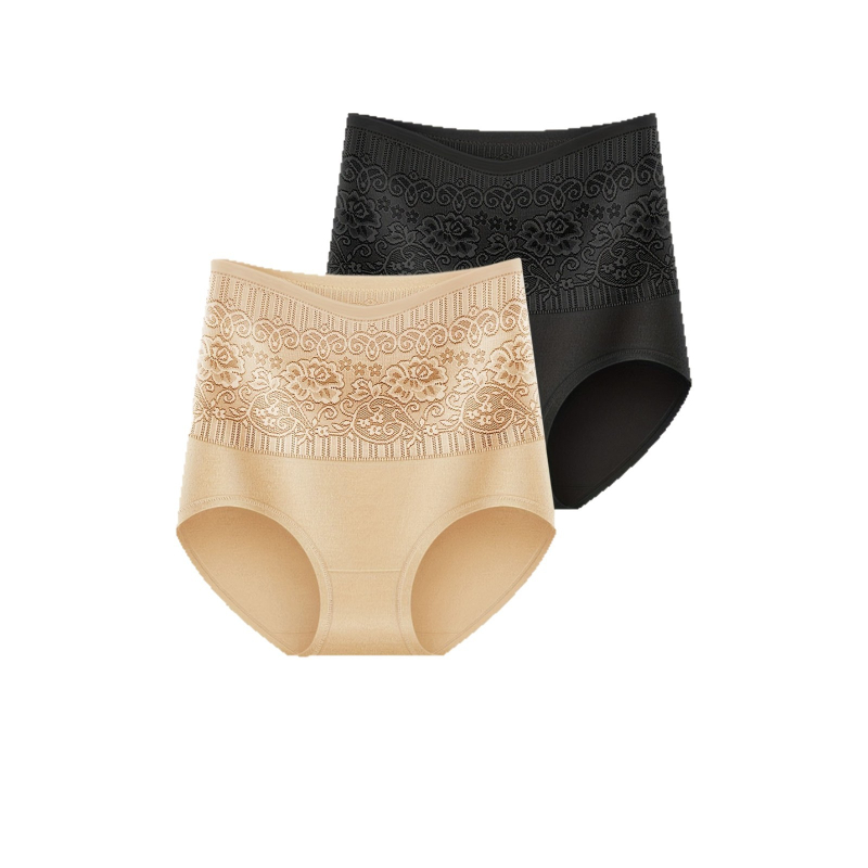 Euroopa ja Ameerika Shien Amazoni kõrge vöökohaga kõhu kontrolli all hoidvad naiste aluspesu, tuharate tõstmiseks mõeldud suured aluspüksid, puhtast puuvillast muster, õmblusteta