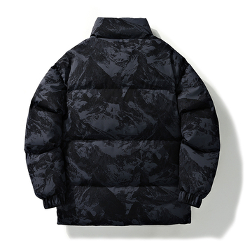 Χειμερινό βαμβακερό παλτό, ανδρικό χαλαρό βαμβακερό παλτό, μοντέρνο, ζεστό βαμβακερό παλτό για μαθητές γυμνασίου, με χοντρό ανδρικό τοπ