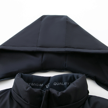 Χειμερινό επαγγελματικό ανδρικό παλτό με παχύ τοπ, ζεστό βαμβακερό μπουφάν 2024 για μπαμπά, μεσήλικες και ηλικιωμένους, αφαιρούμενη κουκούλα