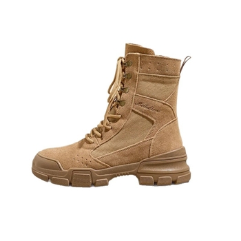 Cizme de damă 2025 noi în aer liber pentru drumeții și alpinism pantofi de călătorie cizme de deșert de vară cu talpă groasă de lucru cizme scurte