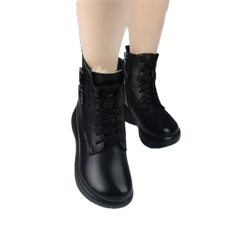 Cizme de zăpadă din piele naturală din lână pentru femei, cizme de iarnă cu căptușeală din fleece, talpă groasă, calde, antiderapante, din bumbac, pantofi mari din bumbac din nord-est