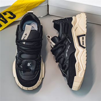Proljeće 2025. Nove tenisice za muškarce u korejskom stilu, moderne prozračne visoke cipele Torre, ležerne tenisice za trčanje, univerzalne moderne cipele