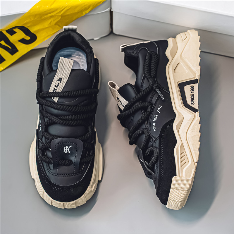 Proljeće 2025. Nove tenisice za muškarce u korejskom stilu, moderne prozračne visoke cipele Torre, ležerne tenisice za trčanje, univerzalne moderne cipele