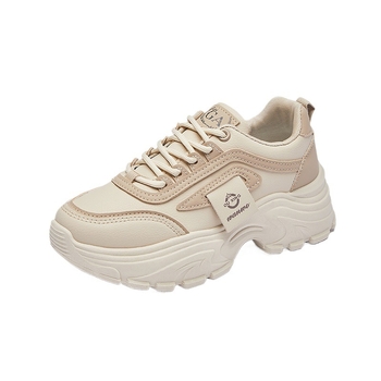 Παπούτσια Ins K-Style για νέους μπαμπάδες για γυναίκες 2025 Άνοιξη Φοιτητές Αθλητικά Τρέξιμο Casual Γυναικεία Παπούτσια με Χοντρές Σόλες Street Shooting H6579