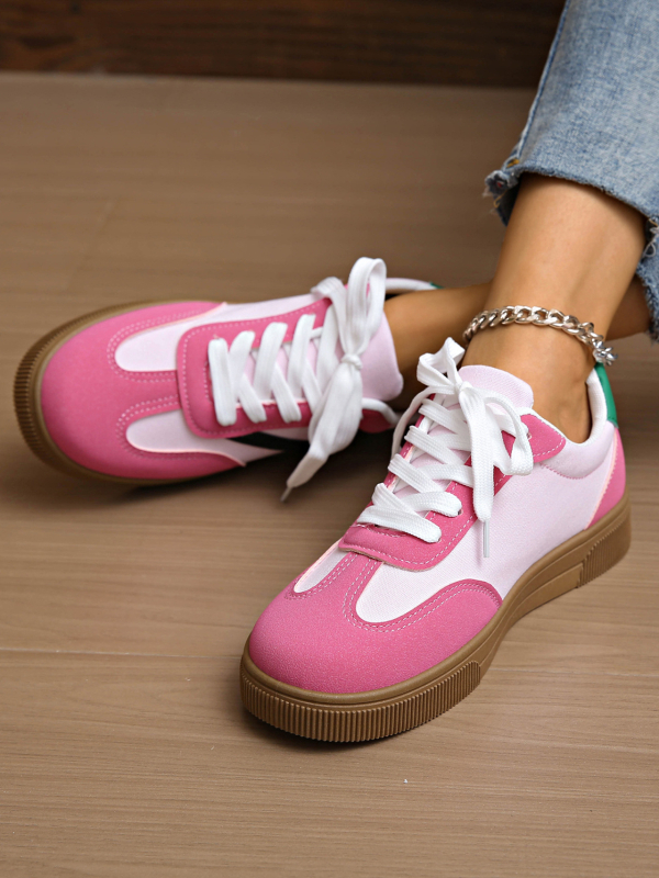 Pantofi sport germani cu talpă de cauciuc pentru femei, mărime mare, 2025, noi, casual, versatile, la modă