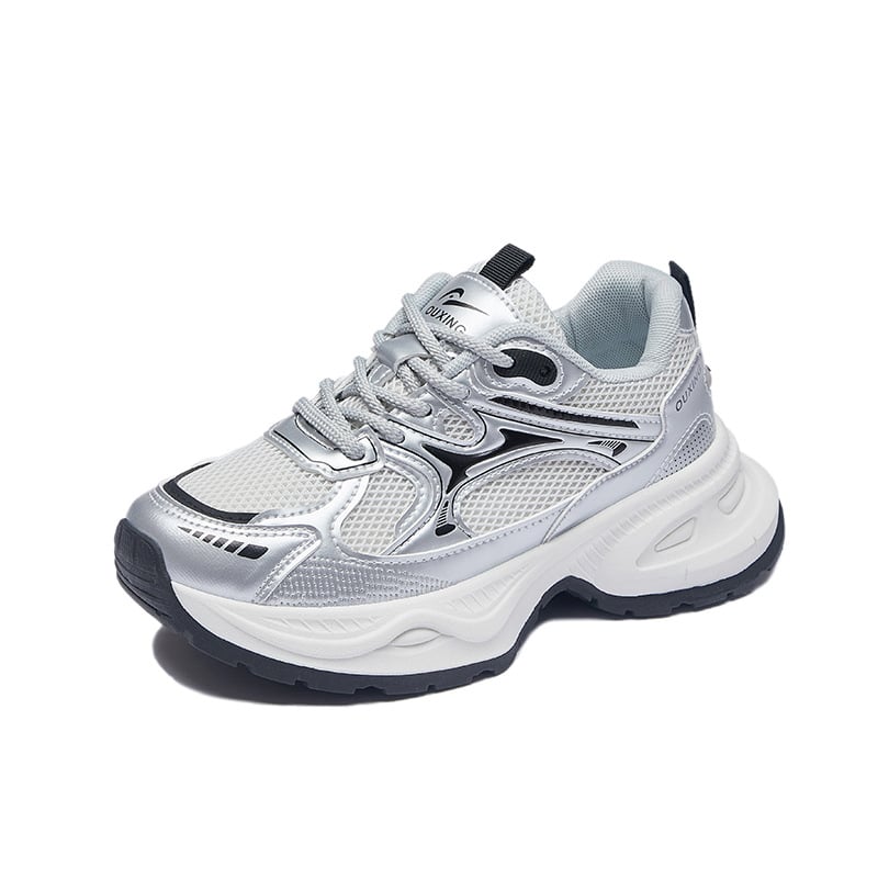 Versiunea coreeană a noilor pantofi Torre pentru femei, pentru primăvara anului 2025, sporturi de alergare casual, cu talpă groasă, rachetă de stradă mărită Q6002