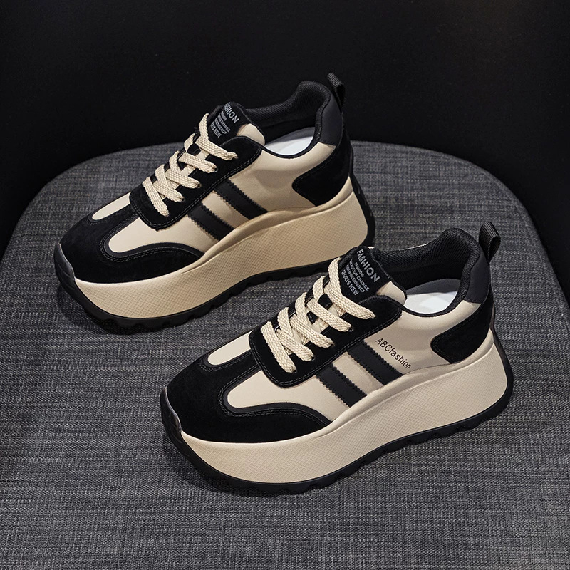 Pantofi Forrest Gump măriți 20246CM toamnă-iarnă pentru agrement, antiderapanți, ultra ușori, Ankora, explozii roșii, sport, pantofi Torre, cu vârf înalt