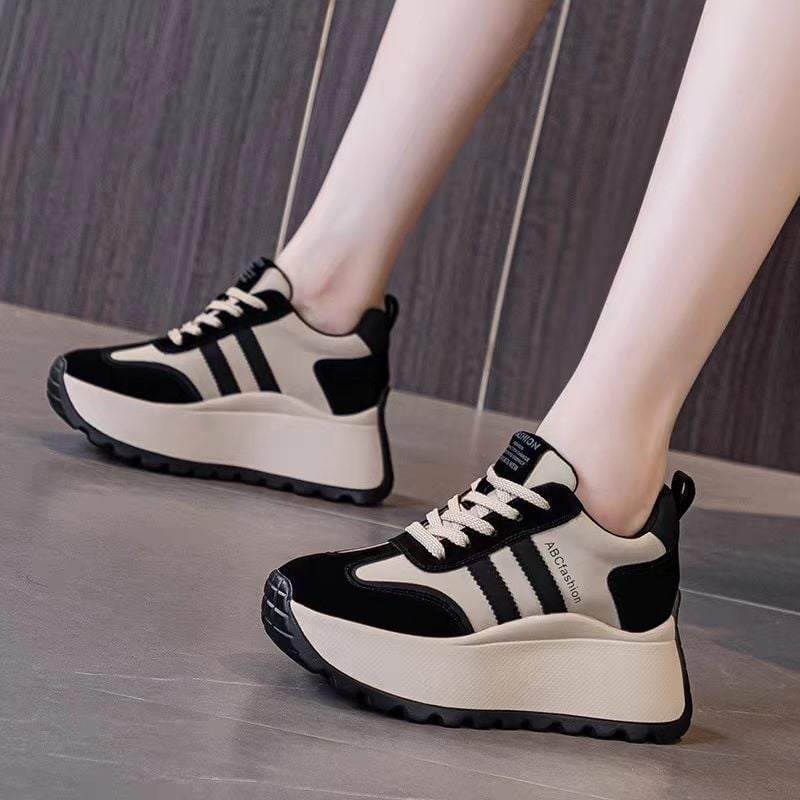 Pantofi Forrest Gump măriți 20246CM toamnă-iarnă pentru agrement, antiderapanți, ultra ușori, Ankora, explozii roșii, sport, pantofi Torre, cu vârf înalt