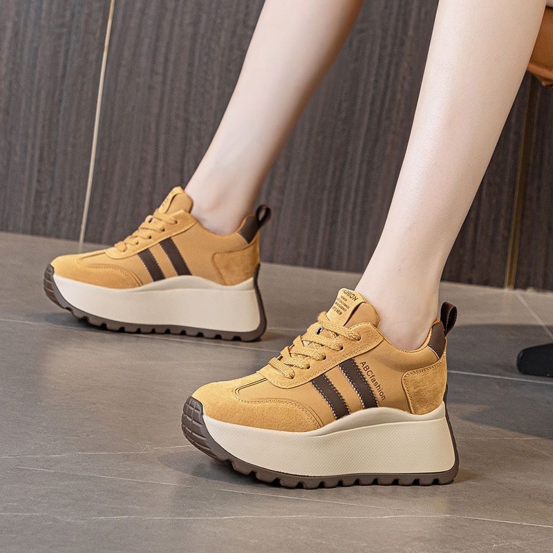 Pantofi Forrest Gump măriți 20246CM toamnă-iarnă pentru agrement, antiderapanți, ultra ușori, Ankora, explozii roșii, sport, pantofi Torre, cu vârf înalt