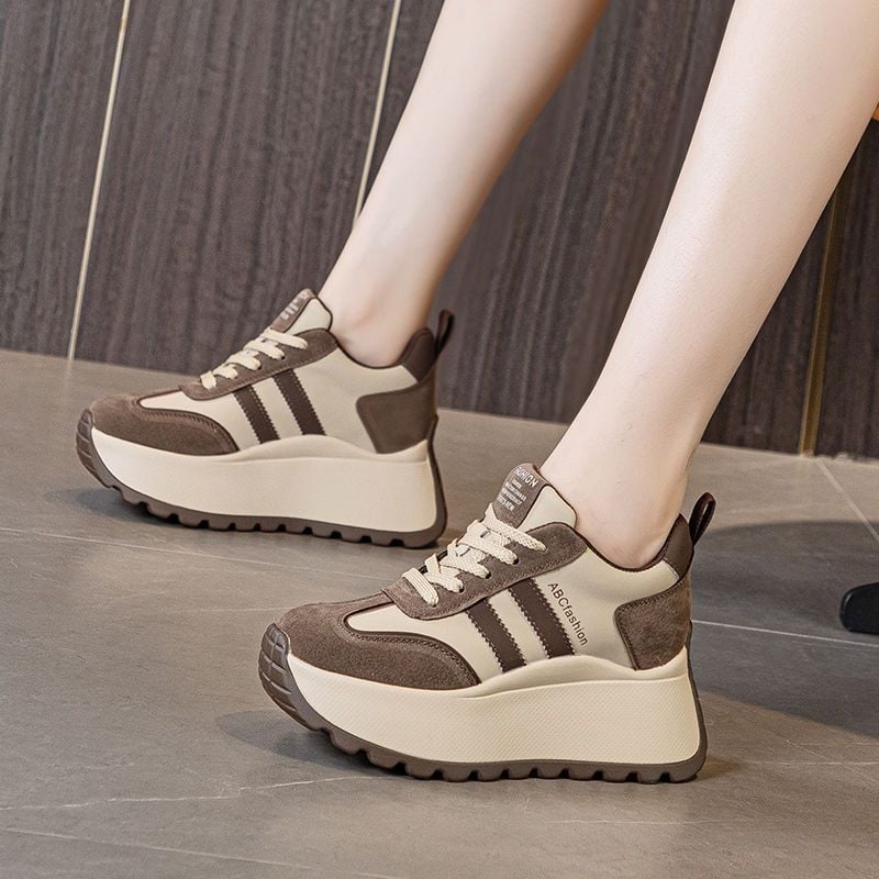 Pantofi Forrest Gump măriți 20246CM toamnă-iarnă pentru agrement, antiderapanți, ultra ușori, Ankora, explozii roșii, sport, pantofi Torre, cu vârf înalt