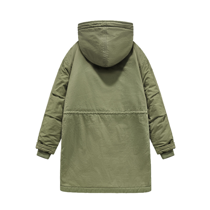 „American Retro M51“ vidutinio ir ilgo ilgio vėjo striukė „Parker“ su gobtuvu „Ami Kaji“ ilgas paltas. Vyriška striukė su medvilniniu pamušalu. Rudens ir žiemos striukė.