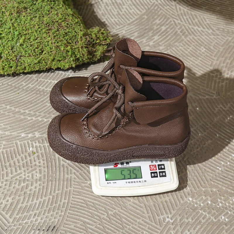 Cizme scurte cu talpă moale și talpă groasă, lucrate manual, pentru femei, comerț exterior transfrontalier, toamna și iarna, noi