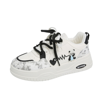 2025 Λευκά Γυναικεία Παπούτσια Άνοιξης Νέα Κορεάτικα Στυλ Ins Casual Αθλητικά Αθλητικά Παπούτσια για Φοιτήτριες Street P308