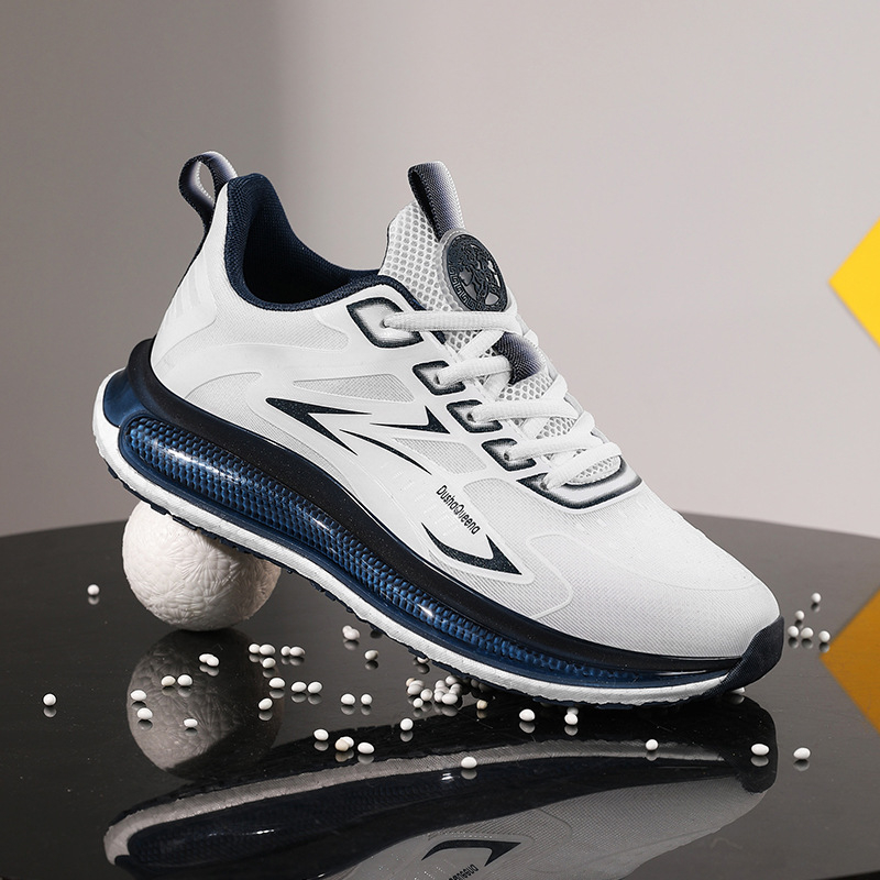 Pantofi sport casual fluorescenți de 45 de yarzi, mărime plus, pantofi sport pentru bărbați, vară 2025, en-gros, cu talpă groasă, pantofi de alergare în aer liber, 36-45, pantofi pentru bărbați