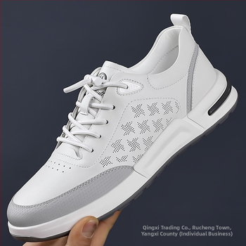Άνοιξη και Καλοκαίρι Νέα Ανδρικά Ελαφριά Μοντέρνα Καθημερινά Ανδρικά Casual Παπούτσια All-match Λευκά Παπούτσια Ανθεκτικά στη φθορά Street sneaker