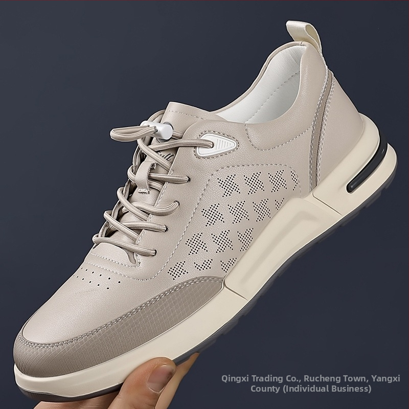 Proljetne i ljetne nove muške lagane modne svakodnevne višenamjenske muške ležerne cipele bijele cipele otporne na habanje ulične tenisice