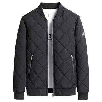 Νέο χειμερινό ανδρικό μπουφάν με επένδυση από βαμβάκι, με γιακά με όρθιο γιακά και επένδυση από φλις, μοντέρνο γιακά με επένδυση από βαμβάκι και ζεστό παλτό.