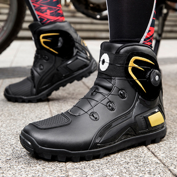 Трансгранична доставка Нови мъжки мотоциклетни обувки Големи мотоциклетни обувки за езда Мъжки маратонки за четири сезона Мотоциклетна екипировка за пътуване