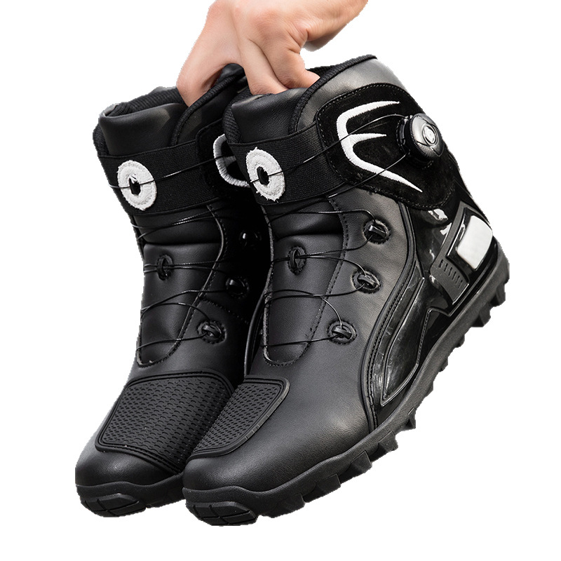 Трансгранична доставка Нови мъжки мотоциклетни обувки Големи мотоциклетни обувки за езда Мъжки маратонки за четири сезона Мотоциклетна екипировка за пътуване