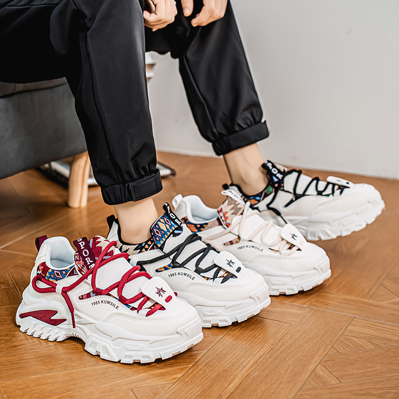 Pantofi sport pentru bărbați, pantofi sport cu talpă groasă, pantofi la modă, pentru adolescenți, primăvara 2025, pantofi de alergare casual pentru bărbați, pantofi la modă Torre, cu talpă groasă și creștere în înălțime