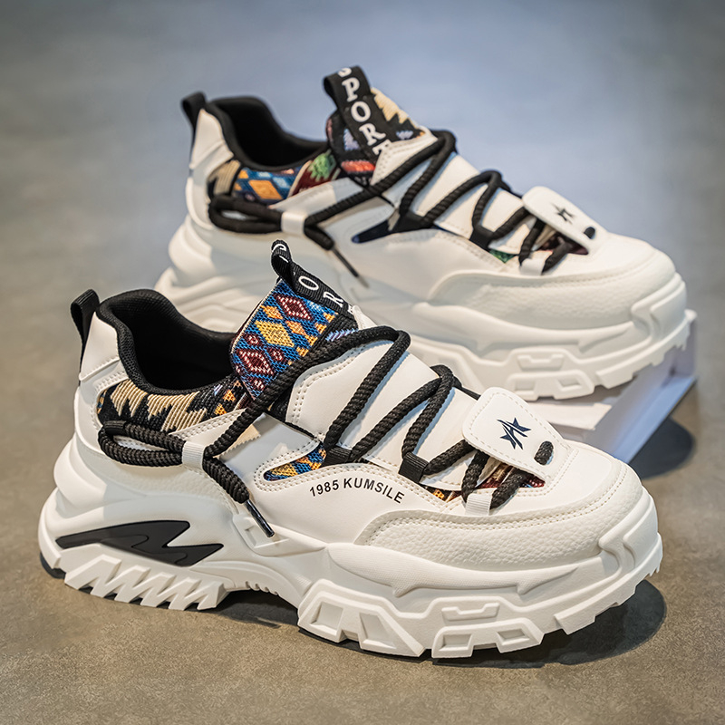 Pantofi sport pentru bărbați, pantofi sport cu talpă groasă, pantofi la modă, pentru adolescenți, primăvara 2025, pantofi de alergare casual pentru bărbați, pantofi la modă Torre, cu talpă groasă și creștere în înălțime