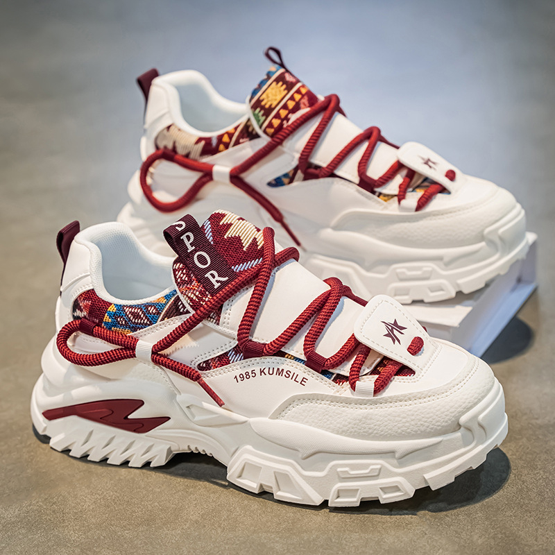 Pantofi sport pentru bărbați, pantofi sport cu talpă groasă, pantofi la modă, pentru adolescenți, primăvara 2025, pantofi de alergare casual pentru bărbați, pantofi la modă Torre, cu talpă groasă și creștere în înălțime