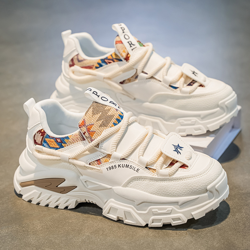 Pantofi sport pentru bărbați, pantofi sport cu talpă groasă, pantofi la modă, pentru adolescenți, primăvara 2025, pantofi de alergare casual pentru bărbați, pantofi la modă Torre, cu talpă groasă și creștere în înălțime